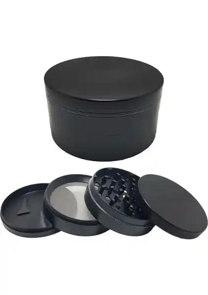 Falconetti Siyah 75 mm 4 Katlı Öğütücü ile Baharat ve Otları Taze ve İnce Öğütün