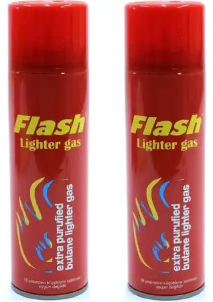 Flash Çakmak Gazı 270 gr 2'li: Güvenilir ve Pratik Kullanım İçin Uygun Gaz Tüpleri