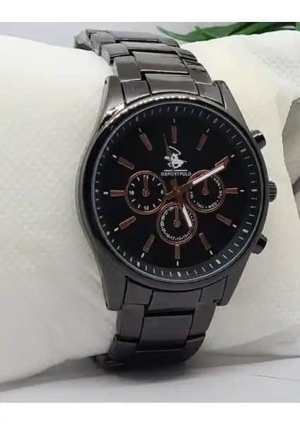 G Sport Polo Erkek Metal Kordon Saat: Şıklık ve Dayanıklılığı Bir Arada Sunar