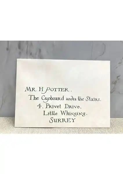 Harry Potter Temalı Davet Mektubu Seti 10'lu Büyüleyici ve Özel Davet Deneyimi