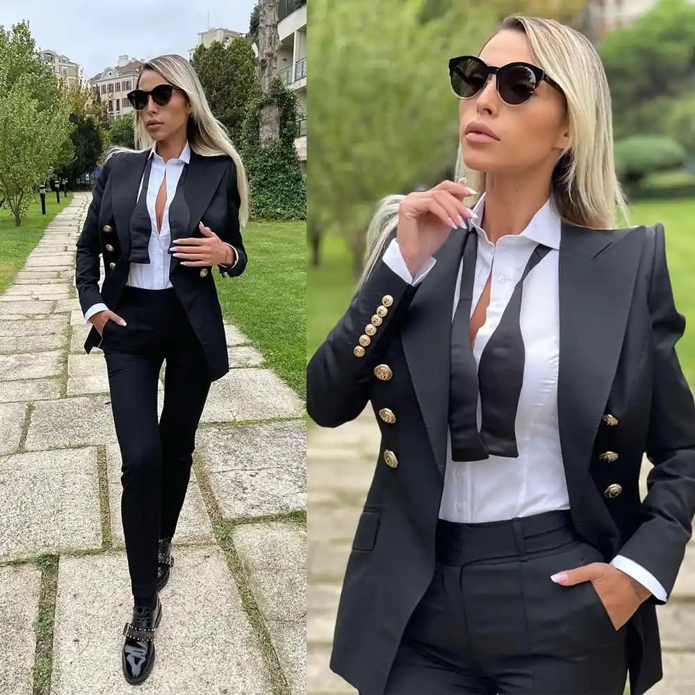 Kadın Smokin Takımlarıyla Şıklık ve Konforu Bir Arada Yakalayın