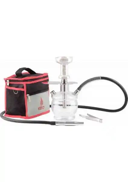 Kefo Trip Paslanmaz Çelik Çantalı Nargile Seti: Dayanıklı ve Taşınabilir Tasarım