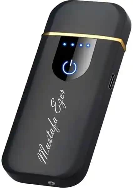 Kişiye Özel USB Şarjlı Elektronik Çakmak Modern Tasarımı ve Fonksiyonelliğiyle