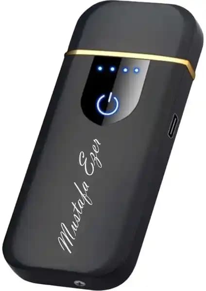 Kişiye Özel USB Şarjlı Elektronik Çakmak Modern Tasarımı ve Fonksiyonelliğiyle