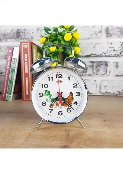 Nostaljik Horozlu Çalar Saat ile Evinize Retro Şıklık Katın ve Güçlü Uyanma Garantisi Sağlayın