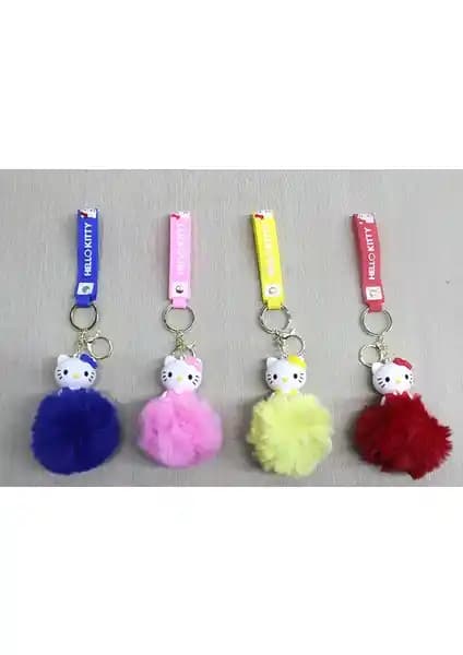 Ponponlu Kitty Anahtarlık: Renkli ve Sevimli Tasarımıyla Günlük Kullanım İçin Mükemmel Bir Aksesuar