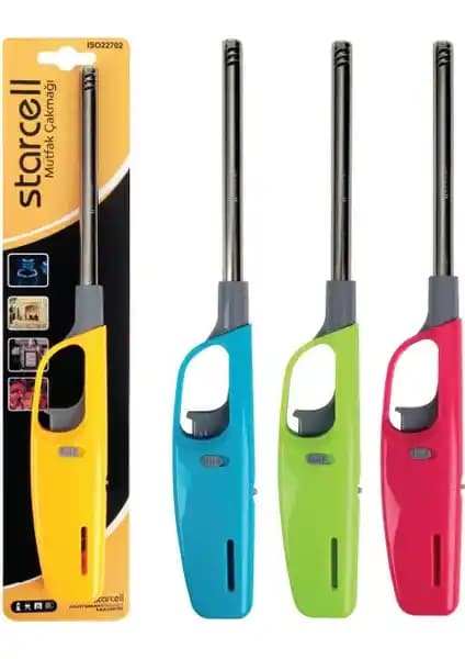 Starcell Mutfak Çakmağı Uzun Blister K-2954 Güvenli ve Pratik Kullanım İçin İdeal