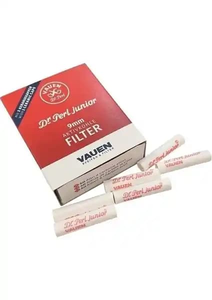 Vauen 40'lı Dr. Perl Junior Pipo Filtresi 9 mm Almanya Üretimi Kaliteli ve Uzun Ömürlü