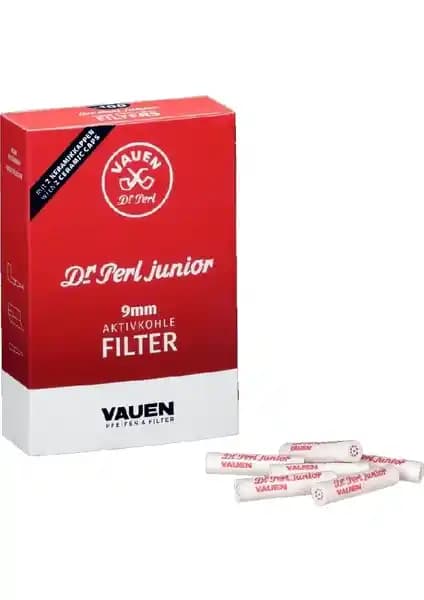 Vauen 9mm Kömürlü Pipo Filtresi Almanya Üretimi, Sağlıklı ve Kolay Kullanım İçin