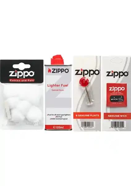 Zippo Benzinli Çakmak Seti: Yüksek Kalite ve Güvenilirlik ile Uzun Ömürlü Kullanım
