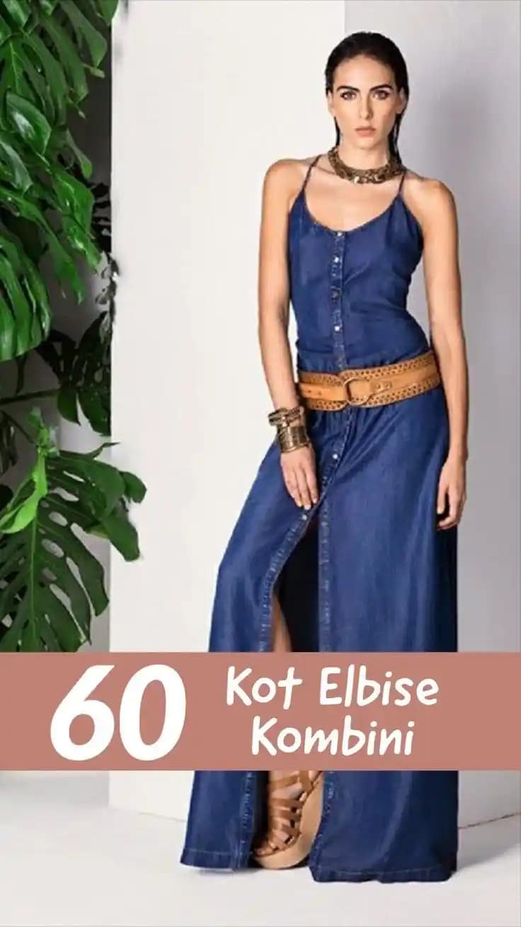 Askılı Kot Elbise Kombinleri: Rahatlık ve Şıklığı Bir Arada Sunan Moda Önerileri