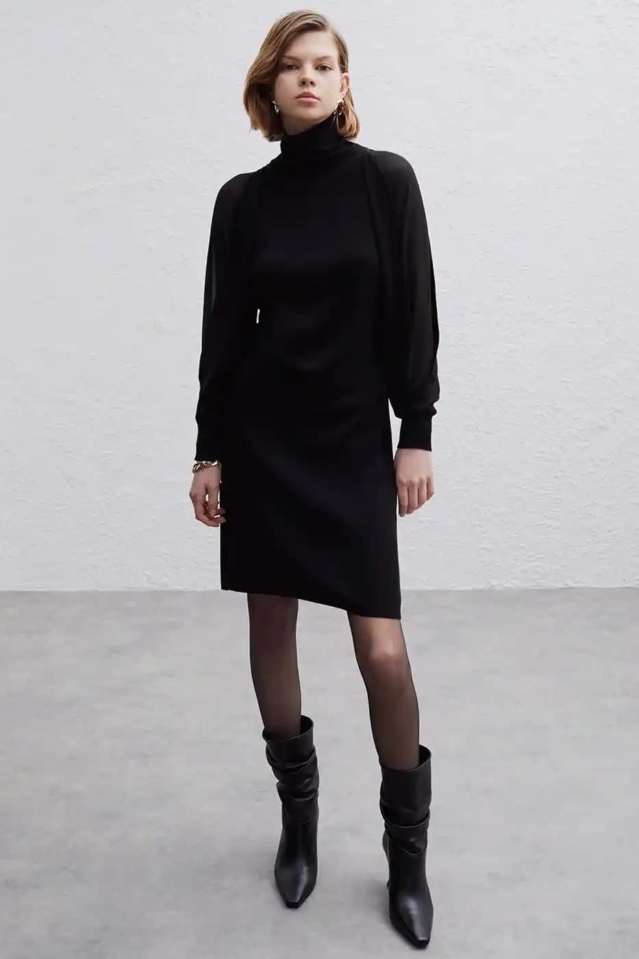 Diz Altı Triko Elbise Kombinleri: Mevsimlere ve Tarzlara Uygun Şıklık Önerileri