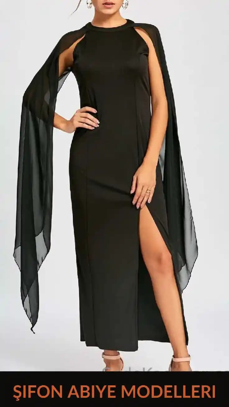 Siyah Yırtmaçlı Elbise Kombinleri: Zarafet ve Hareket Özgürlüğü İçin Stil Rehberi