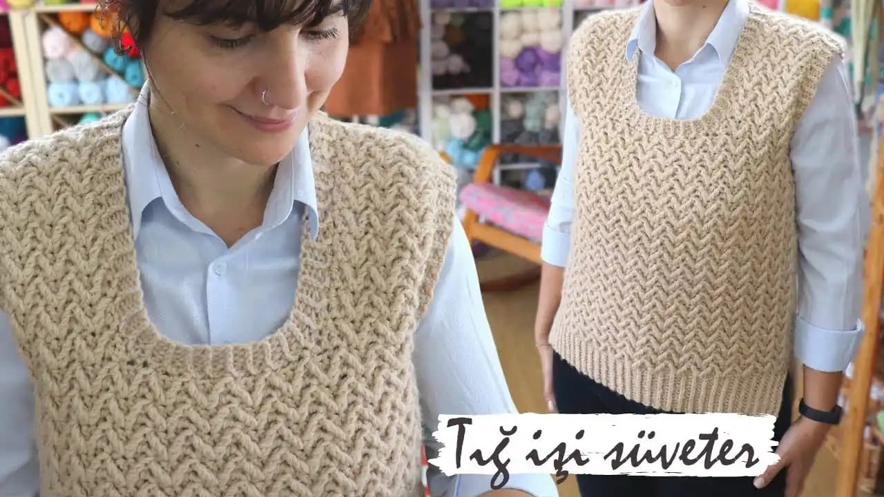 Tığ İşi Süveterlerin Moda ve Sıcaklık Uyumunu Yansıtan Güncel Tasarımlar