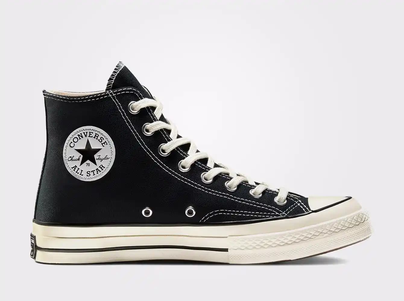 Chuck 70 Siyah Sneakers Modanın Vazgeçilmez Parçası Olmaya Devam Ediyor