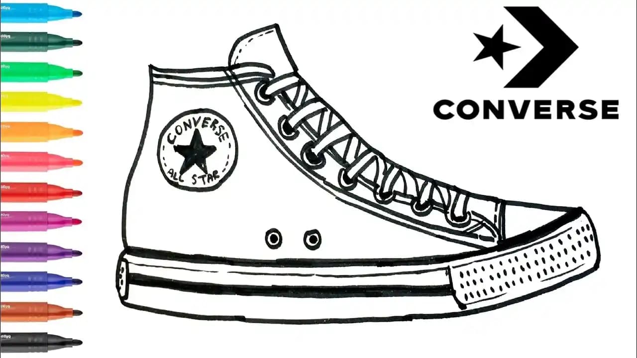 Converse Ayakkabı Çizimi ve Özelleştirme Rehberi: Moda ve Yaratıcılığın Buluşması