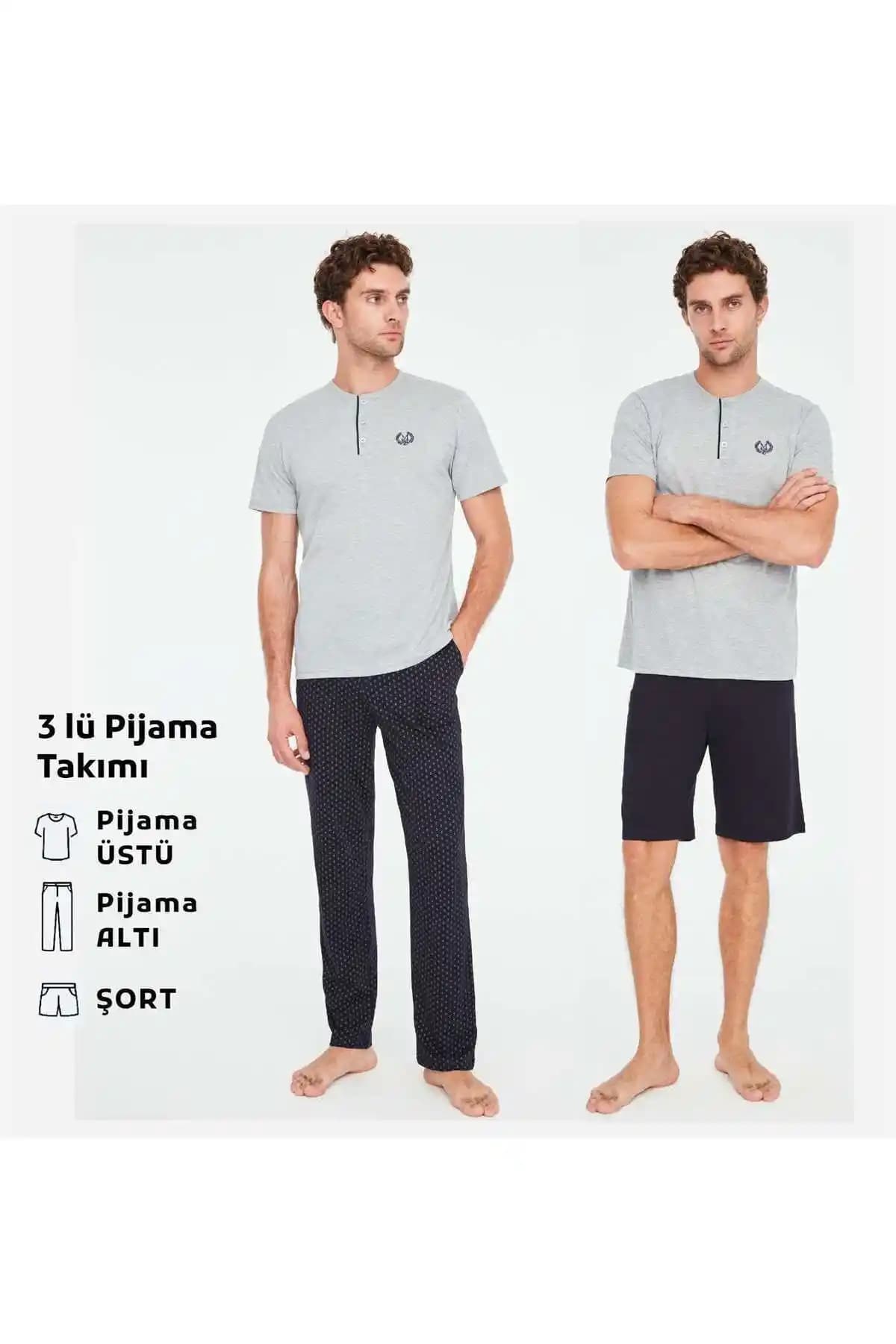 Erkek 3'lü Pijama Takımları: Konfor ve Şıklık Sunan Modern Giyim Seçenekleri