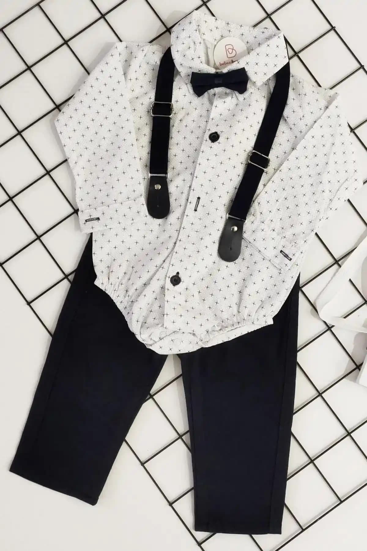 Erkek Bebek Modasında Gömlekli Takımlar: Şıklık ve Rahatlığın Buluşması