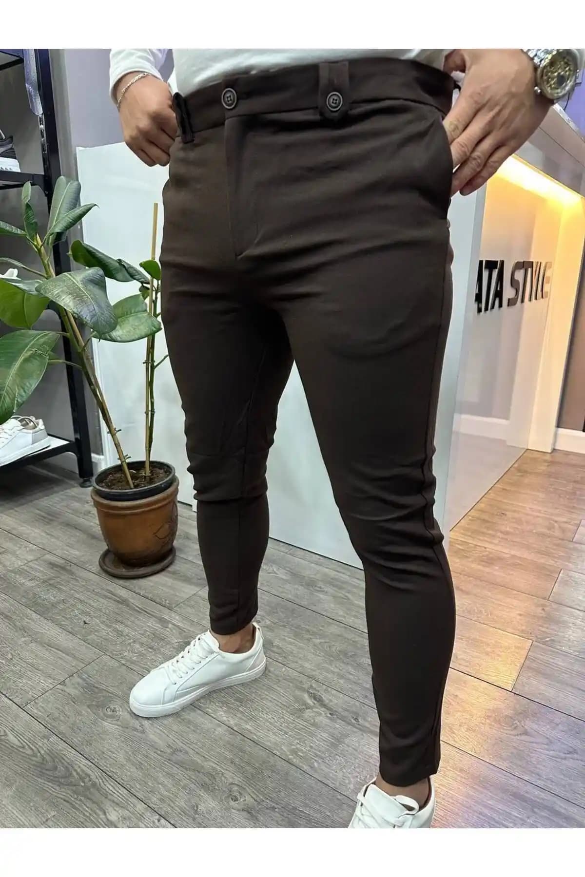 Erkek Dar Kesim Kumaş Pantolonlar: Modern ve Şık Giyim İçin En İyi Seçenekler