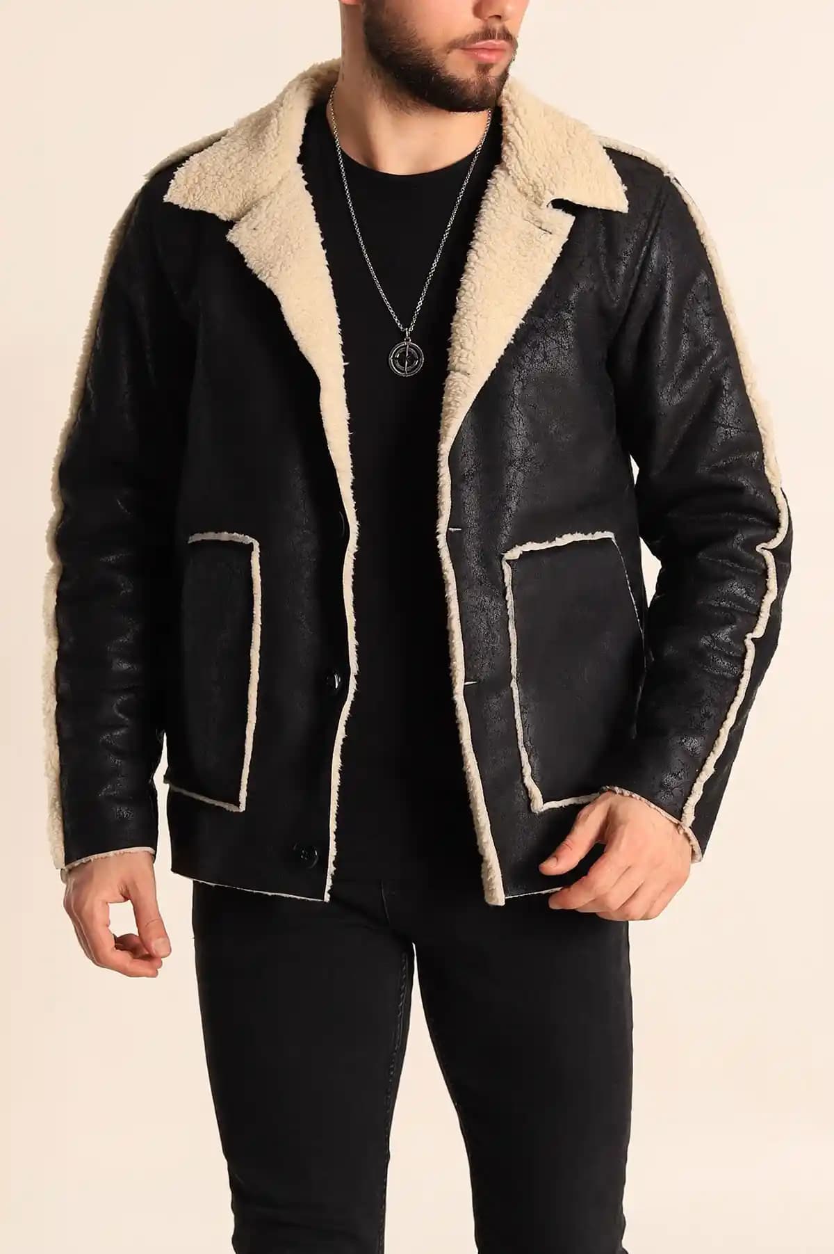 Erkekler İçin Kürklü Nubuk Montlar: Stil ve Konforun Modern Buluşması