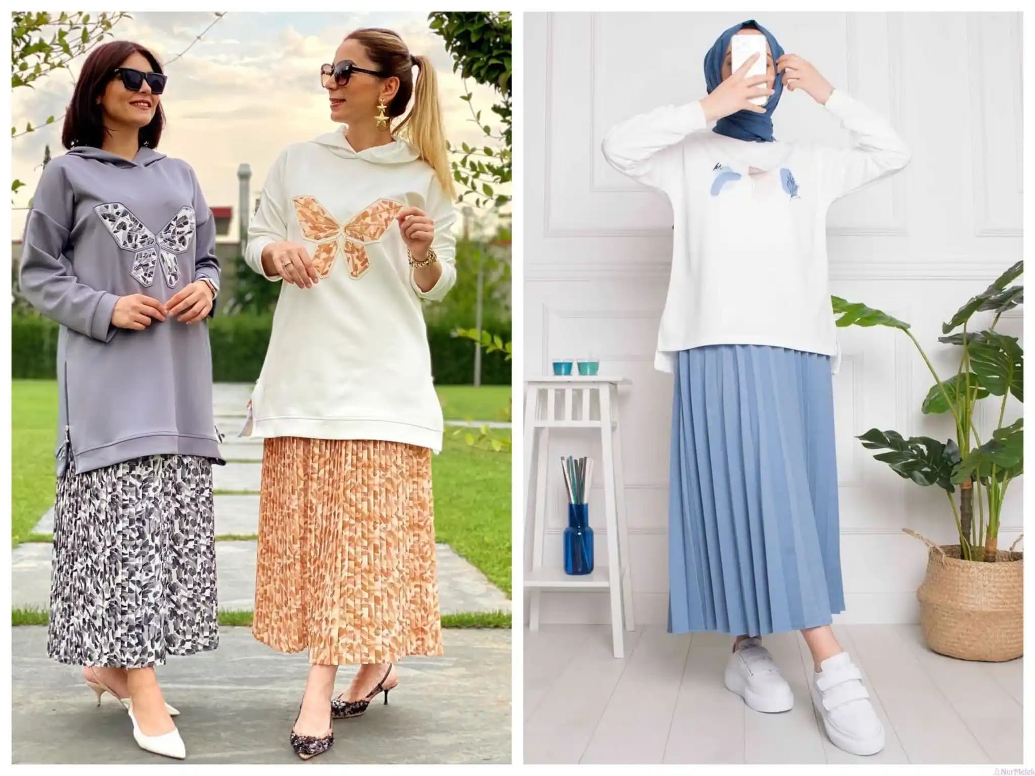 Etek ve Sweat Kombinasyonu: Moda ve Konforu Bir Arada Sunan Güncel Stil Önerileri