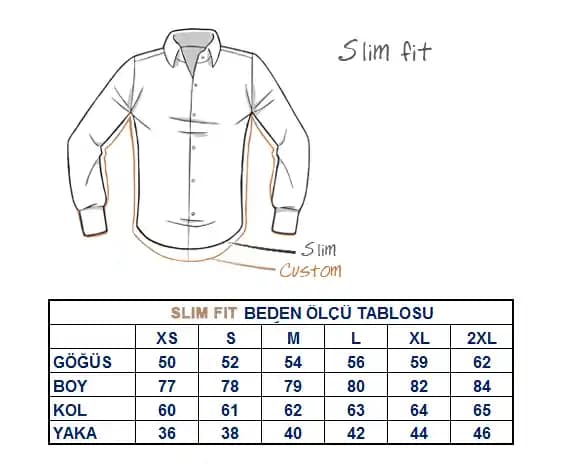 Gömlek Ölçü Tablosu ve Doğru Beden Seçimi İçin Kapsamlı Rehber