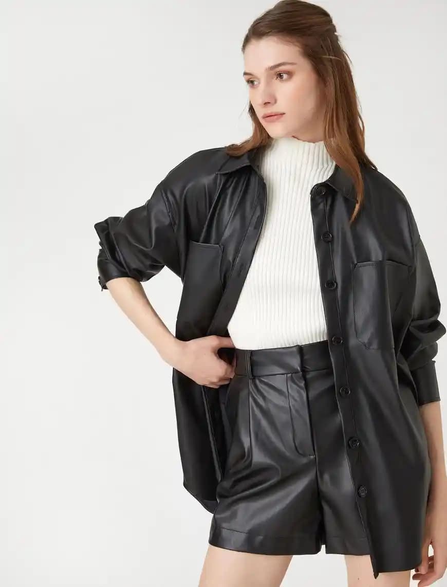 Gömlek ve Deri Ceket Kombinasyonlarıyla Şıklık ve Tarz Yaratma Rehberi