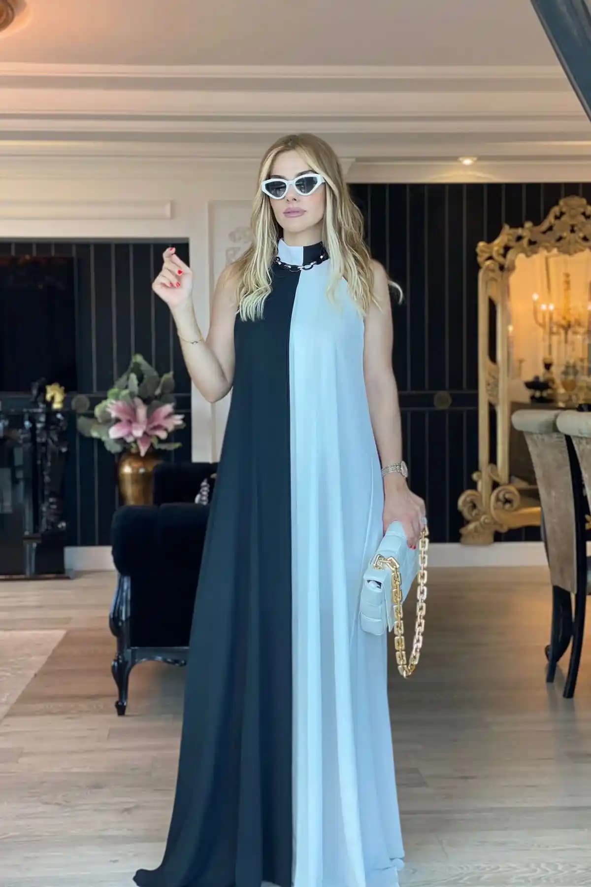 İki Renkli Elbise Modelleri ve Stil İpuçlarıyla Güncel Moda Trendleri