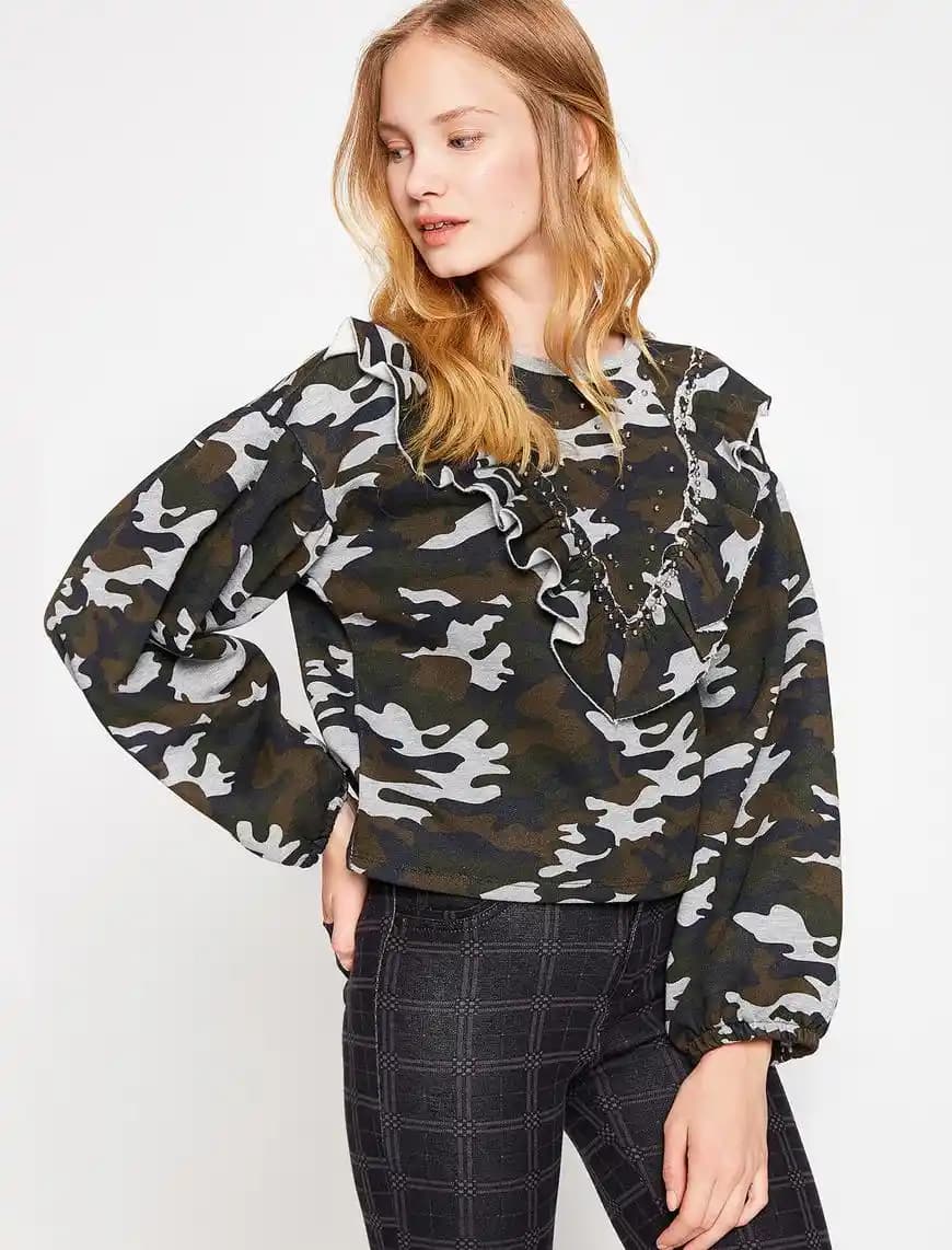Kamuflaj Desenli Sweatshirtler: Moda Dünyasında Güncel ve Şık Bir Trend