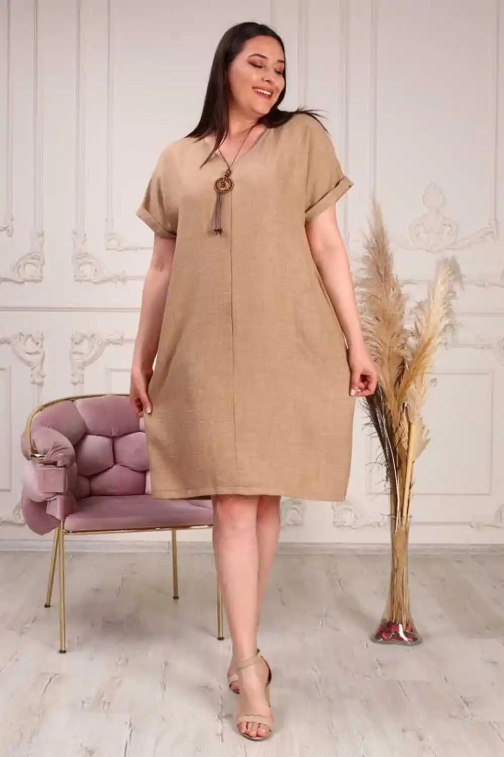 Keten Büyük Beden Elbise Seçenekleri ve Kombinasyon İpuçları