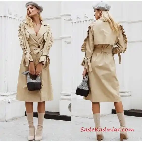 Krem Trençkot Kombinleri: Şıklık ve Zarafetin Modern Yolu