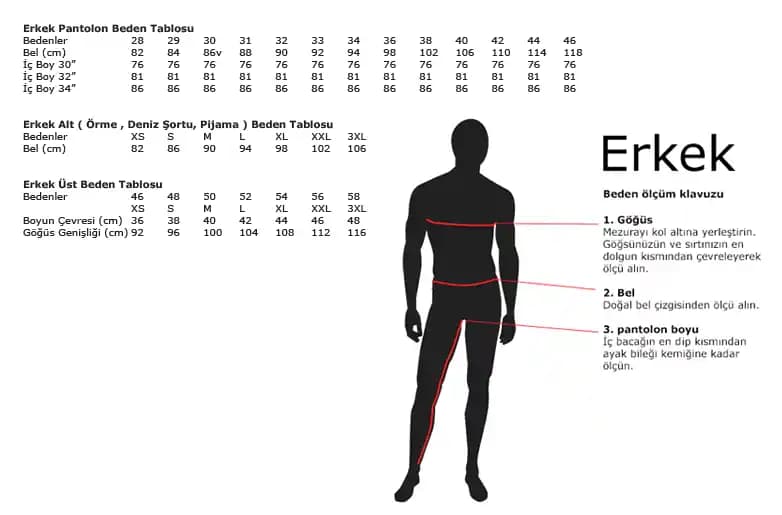 Kumaş Pantolon Ölçüleri: Doğru Bedeni Seçmenin Temel İpuçları ve Ölçü Tablosu