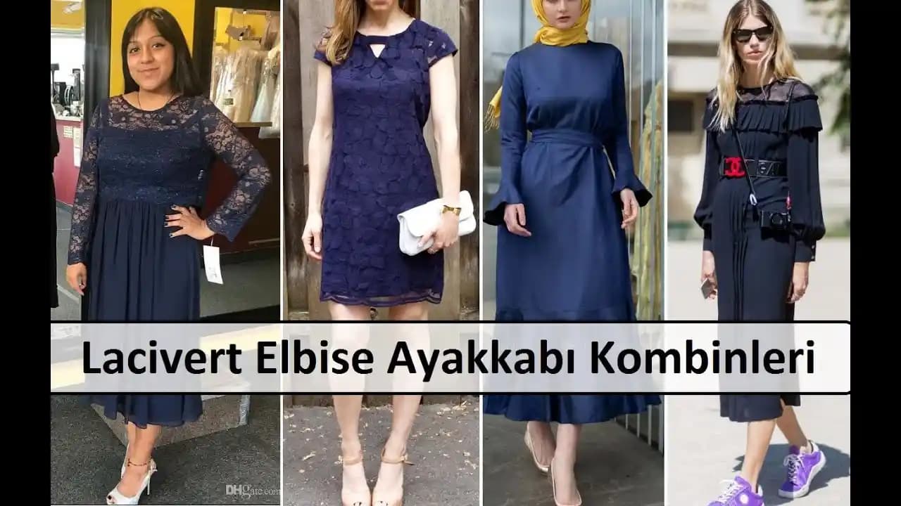 Lacivert Elbise ve Ayakkabı Kombinasyonları: Günlük ve Resmi Şıklık İpuçları