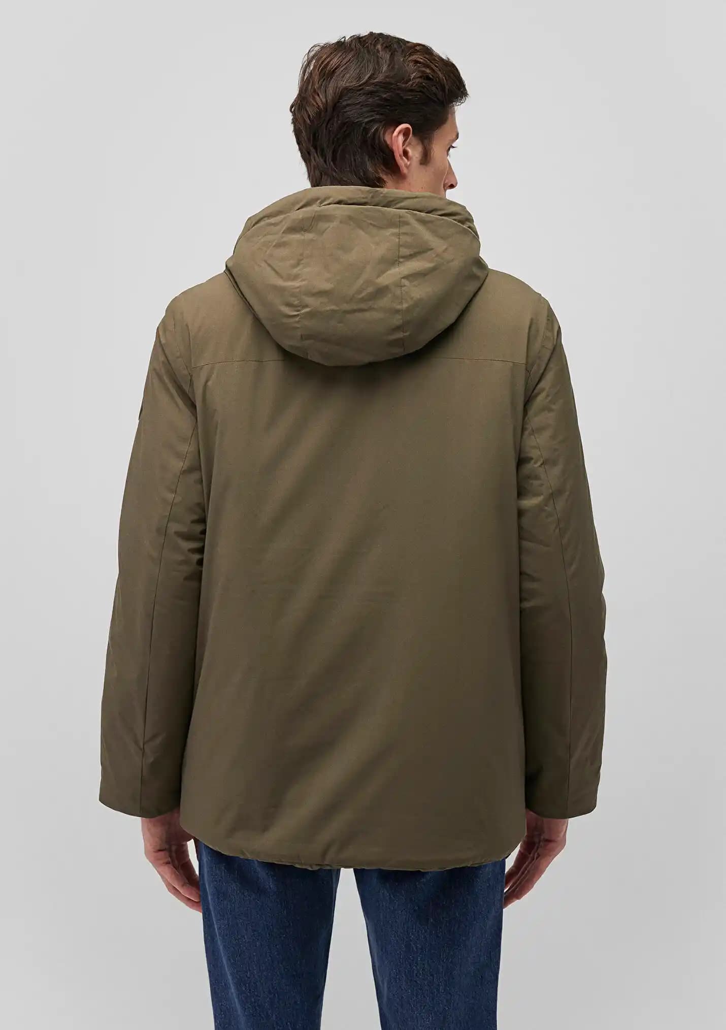 Mavi Haki Parka Modada Zamansız ve Çok Yönlü Bir Parça