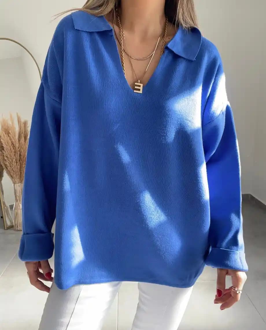 Mavi Polo Yaka Kazaklar: Moda Trendleri ve Stil Önerileri 2023