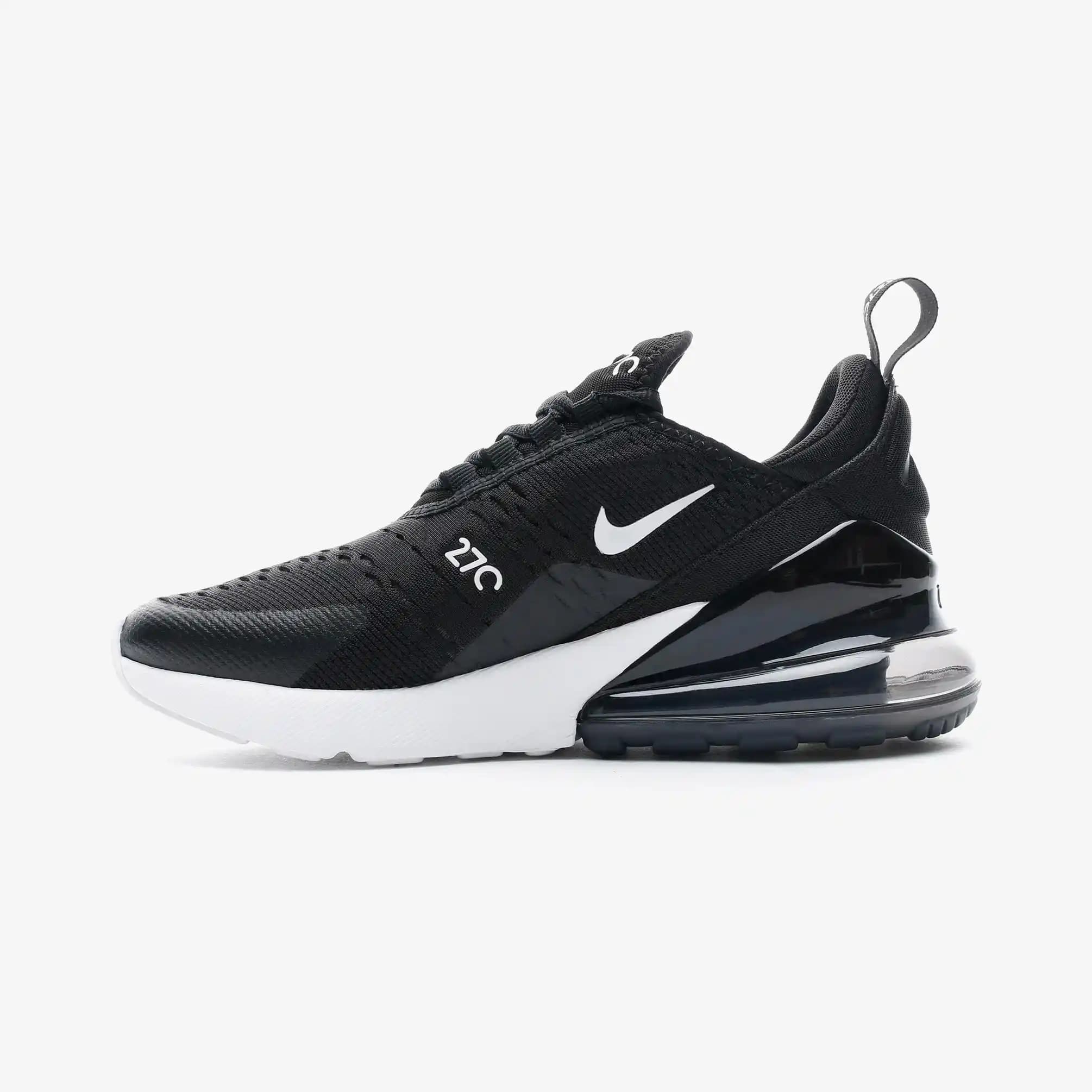 Nike Air Max 270 Siyah Unisex Spor Ayakkabısı Günlük ve Moda Kullanımı İçin Uygun