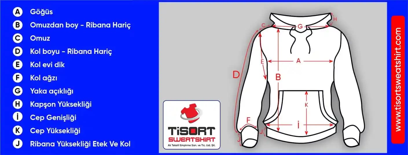 Oversize Sweatshirt Beden Tablosu ve Doğru Beden Seçimi Rehberi
