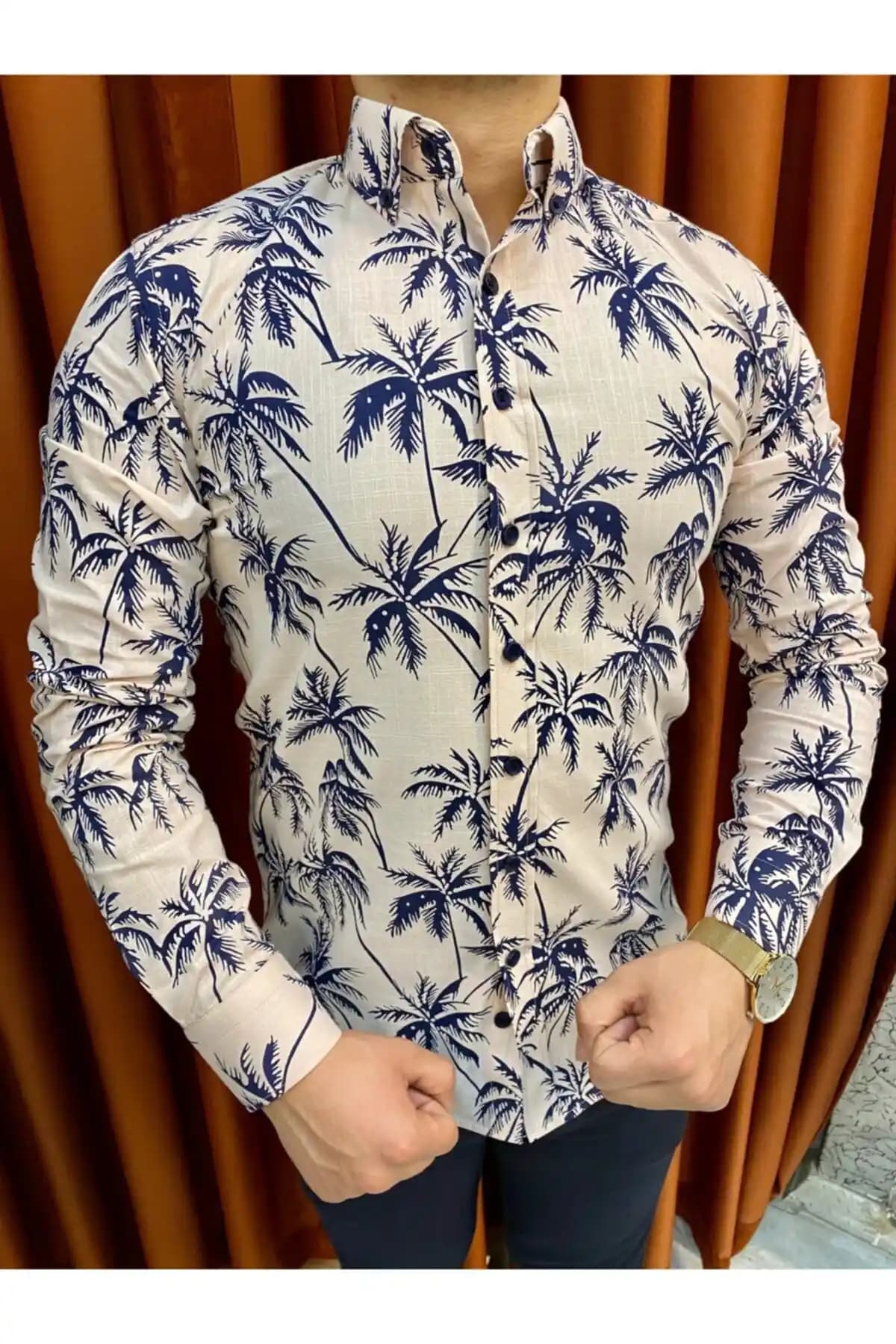 Palmiye Desenli Gömlekler: Yaz ve Kış Moda Trendleri ile Şıklığın Anahtarı