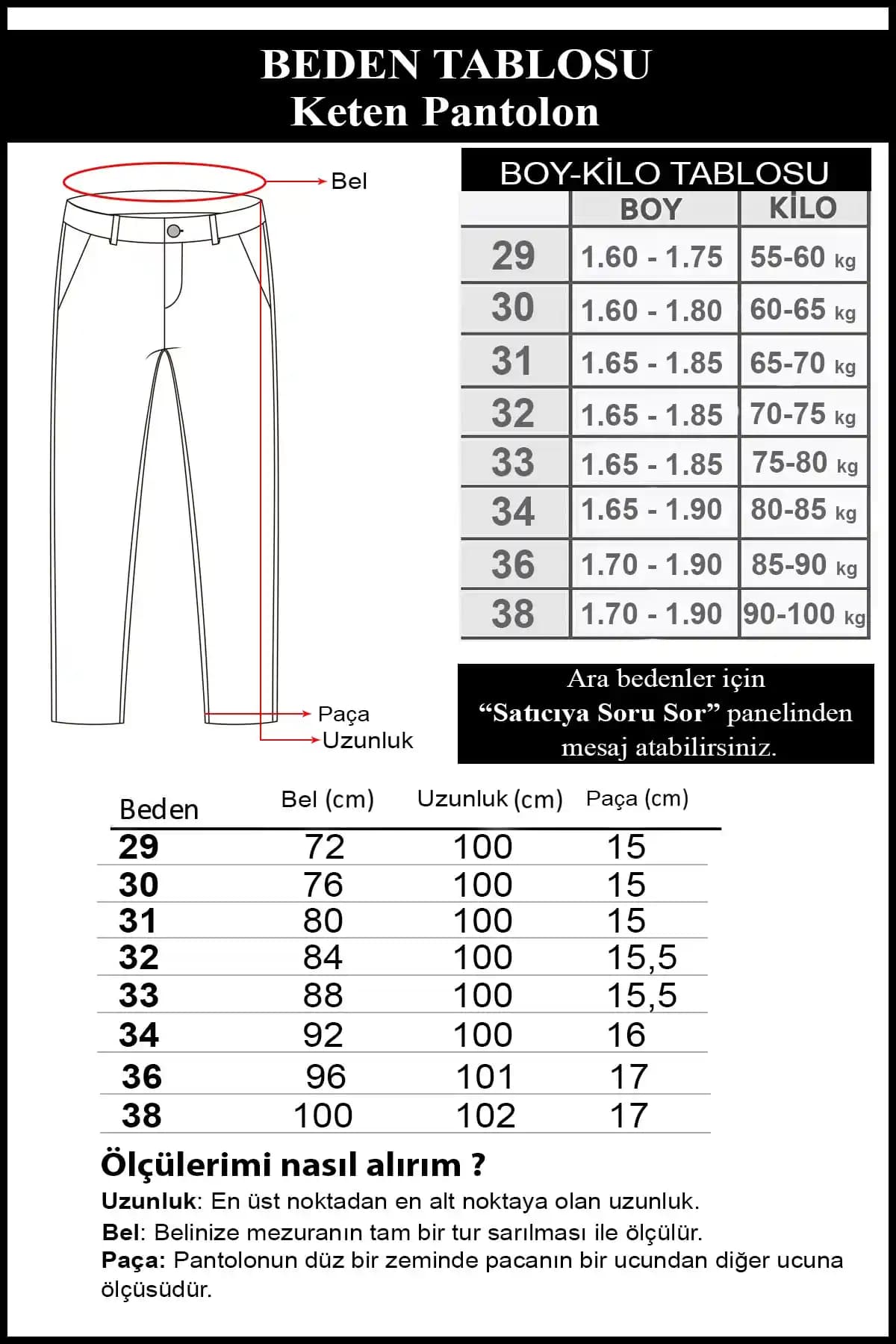 Pantolon Bedenleri ve 32 Bedene Dair Bilmeniz Gereken Her Şey