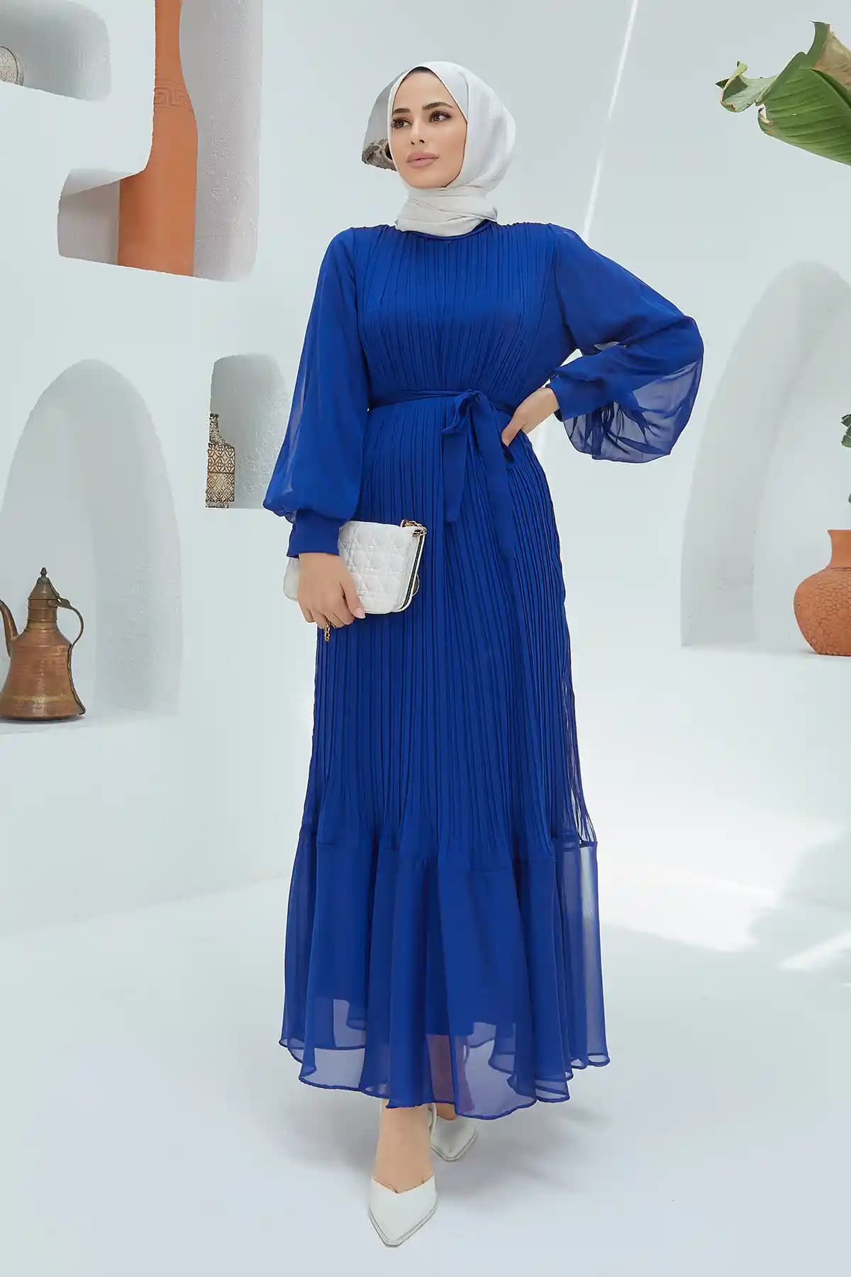 Pileli Elbise Modelleri ve Moda Trendleri 2024 Güncel Tasarımlar