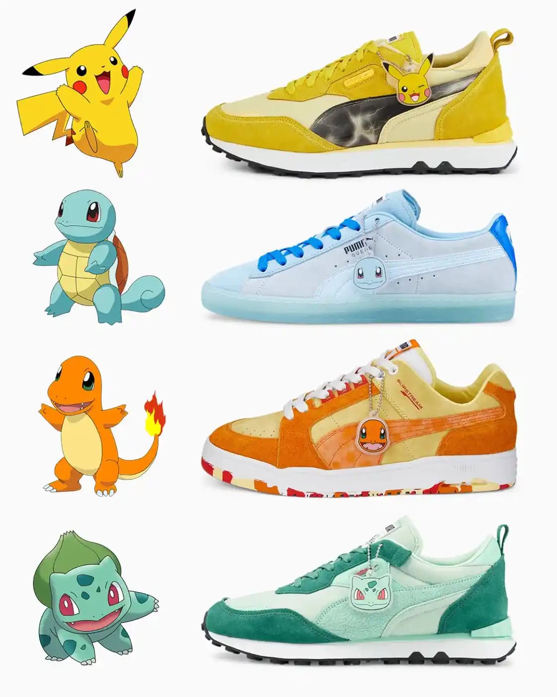 Puma ve Pokémon İşbirliğiyle Moda Dünyasında Renkli ve Yenilikçi Koleksiyonlar