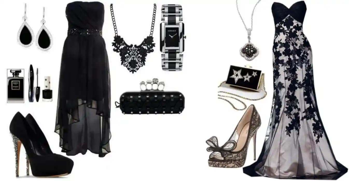 Siyah Beyaz Abiye Takı Kombinleri ile Zarif ve Modern Görünüm Yaratma Rehberi