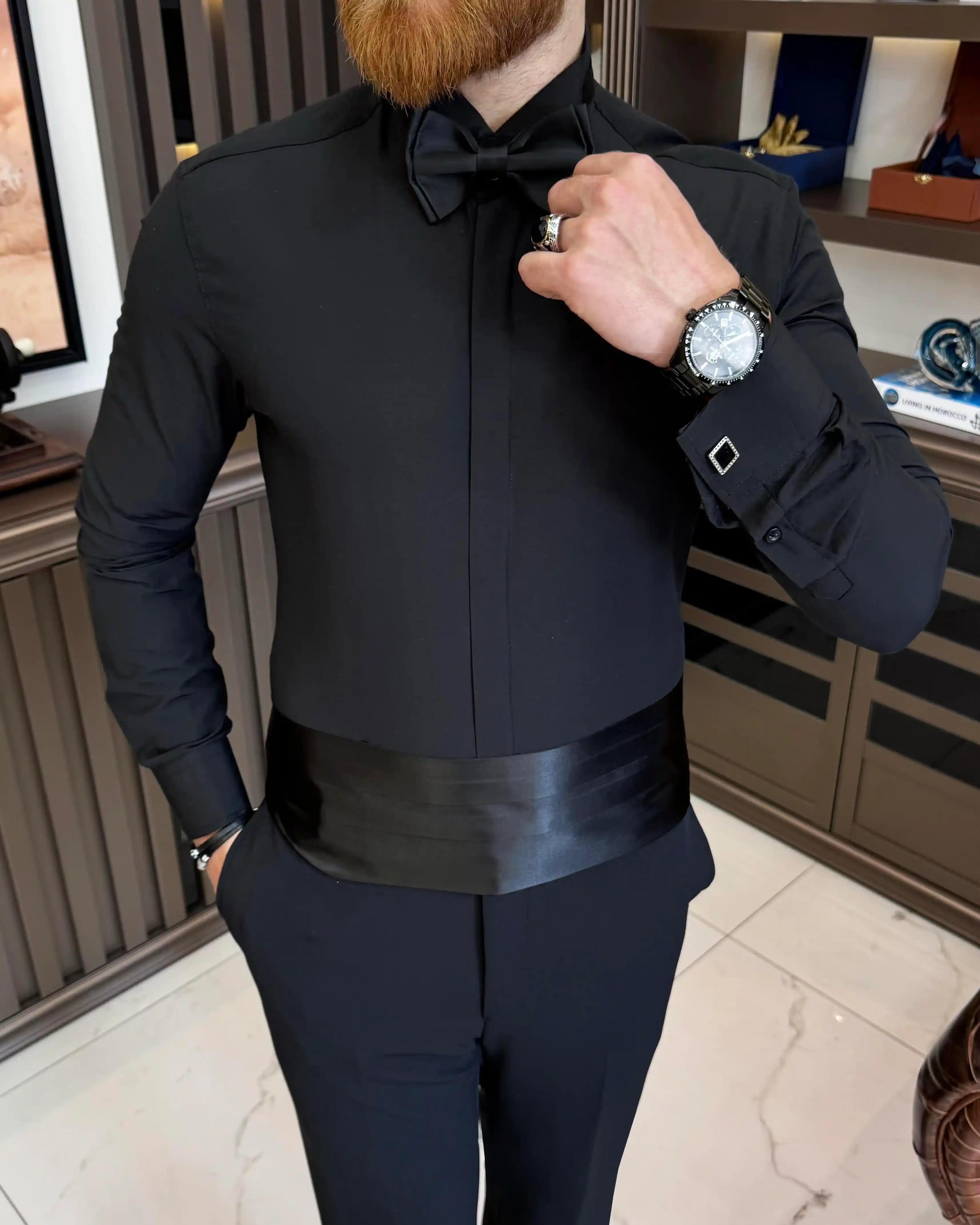 Siyah Damatlık ve Gömlek Modasında Zamansız Şıklık ve Stil İpuçları