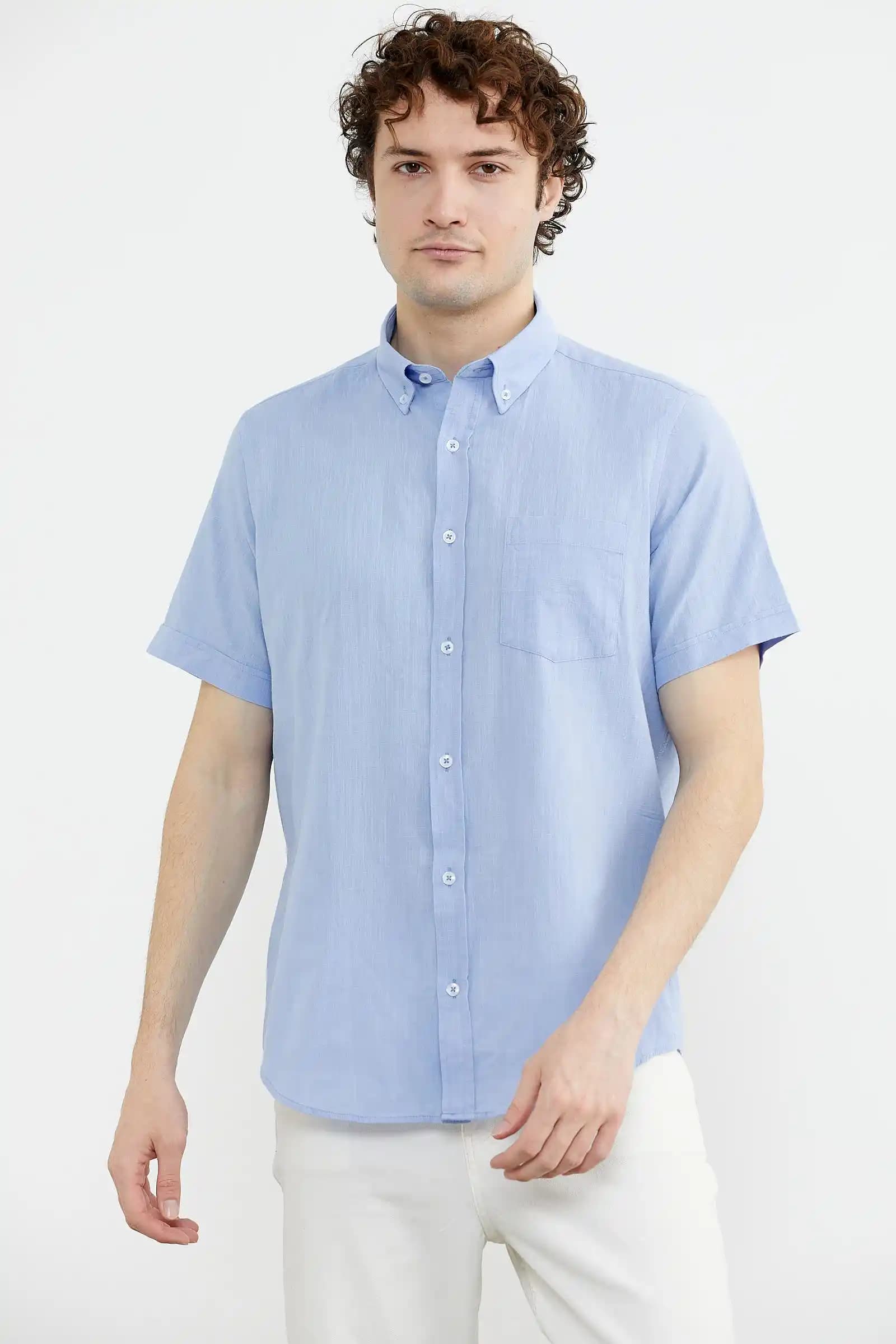 Yaz Aylarında Şıklık ve Konfor Sunan Mavi Yazlık Gömlekler İle Tarzınızı Yükseltin