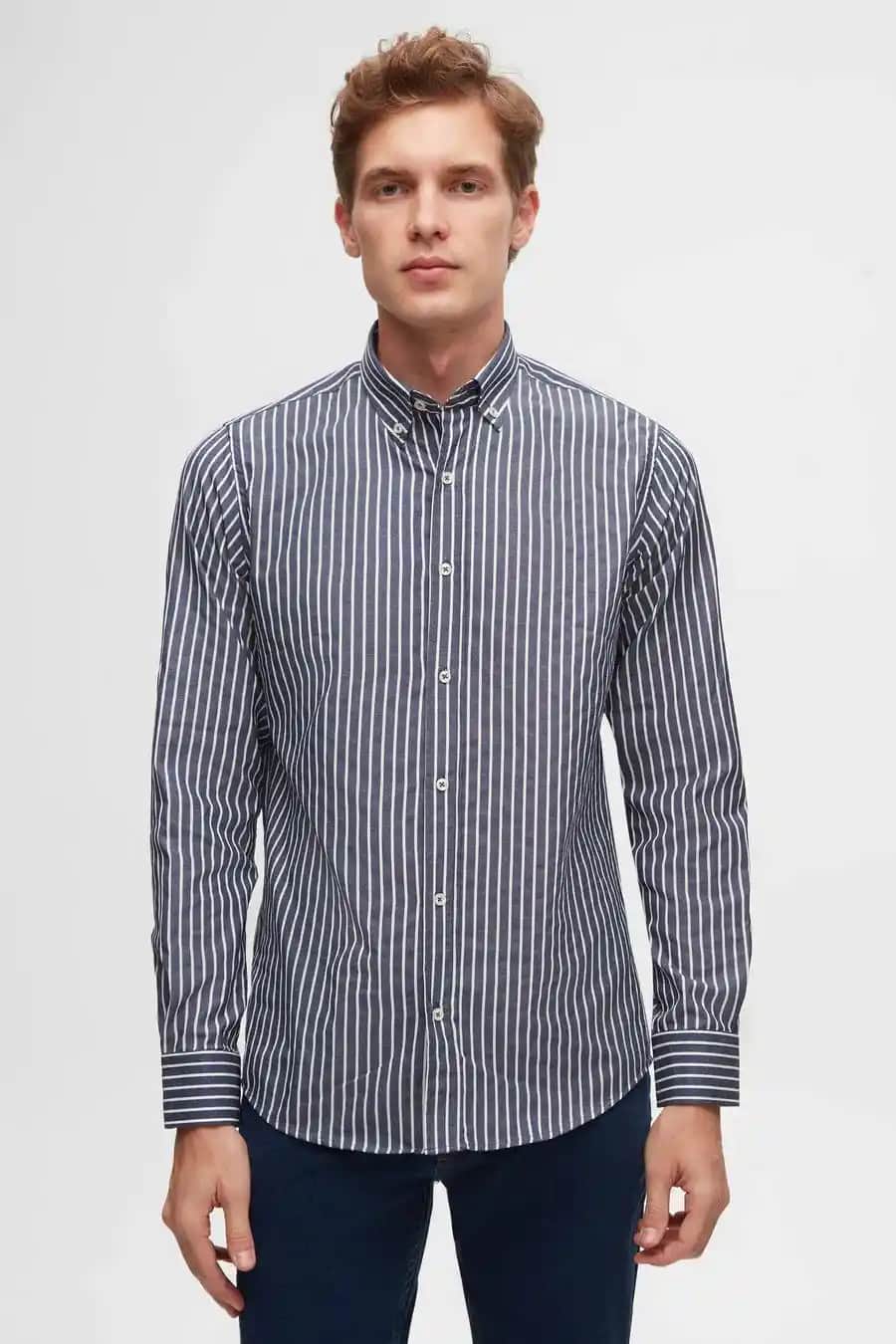 Çizgili Erkek Gömlek Modelleri ve Kombinasyon İpuçları Güncel Trendler