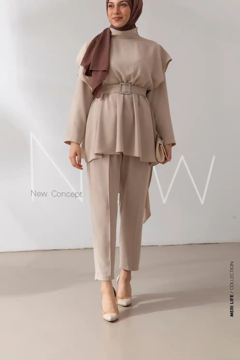 Taş Rengi Takımlar ile Şıklık ve Doğallığın Modern Moda Yansımaları