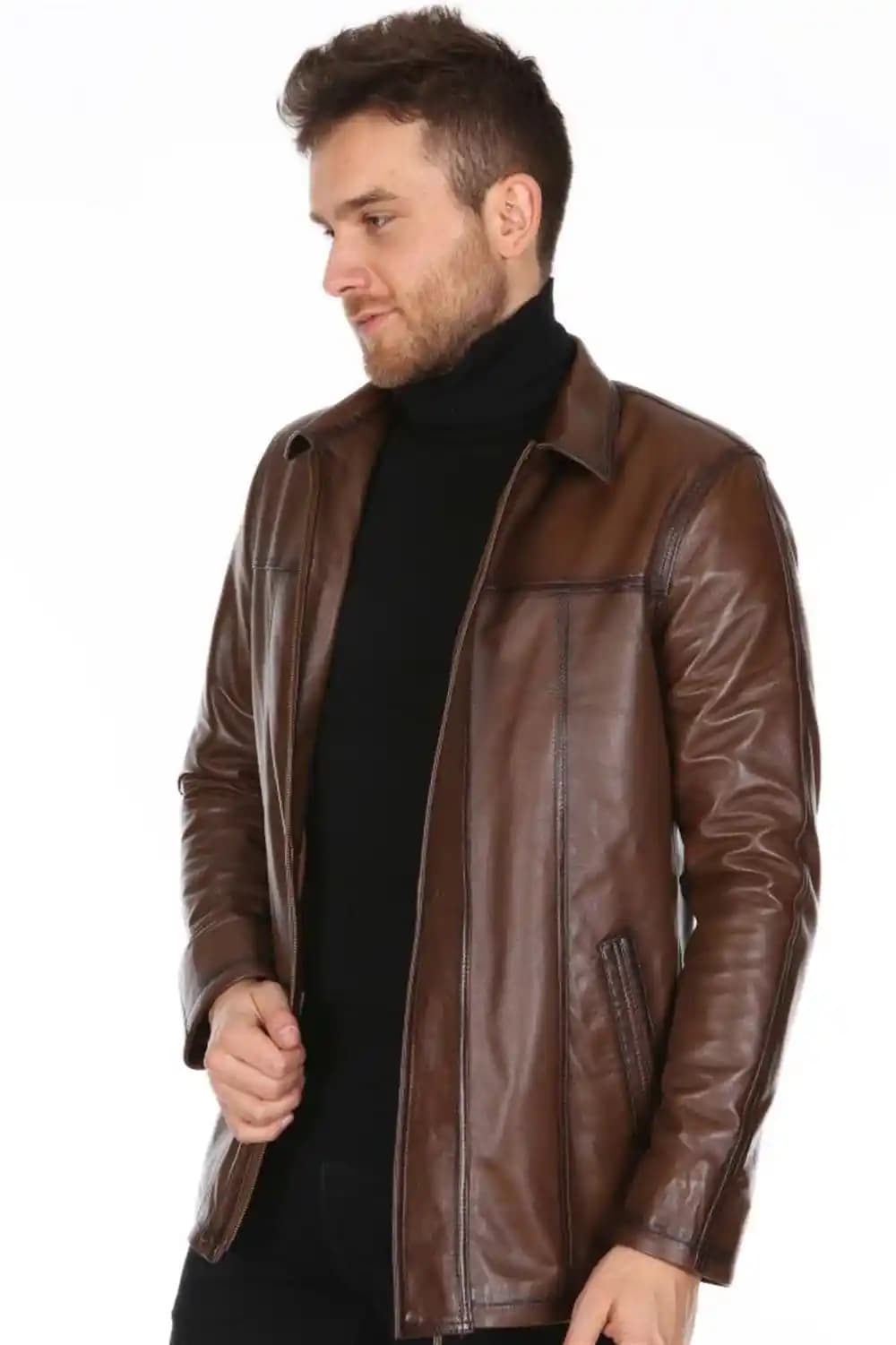 Uzun Erkek Deri Ceketleri: Moda ve Fonksiyonelliğin Şık Buluşması