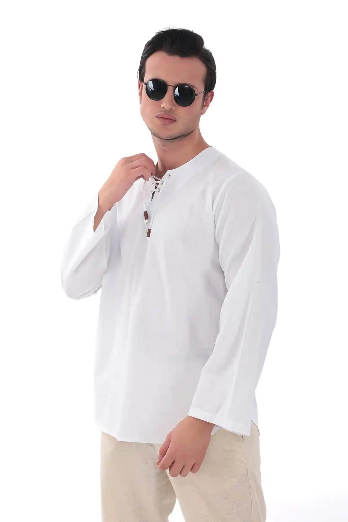 Yakasız Erkek Gömleği: Modern ve Çok Yönlü Şıklık Sunan Tasarım Seçeneği