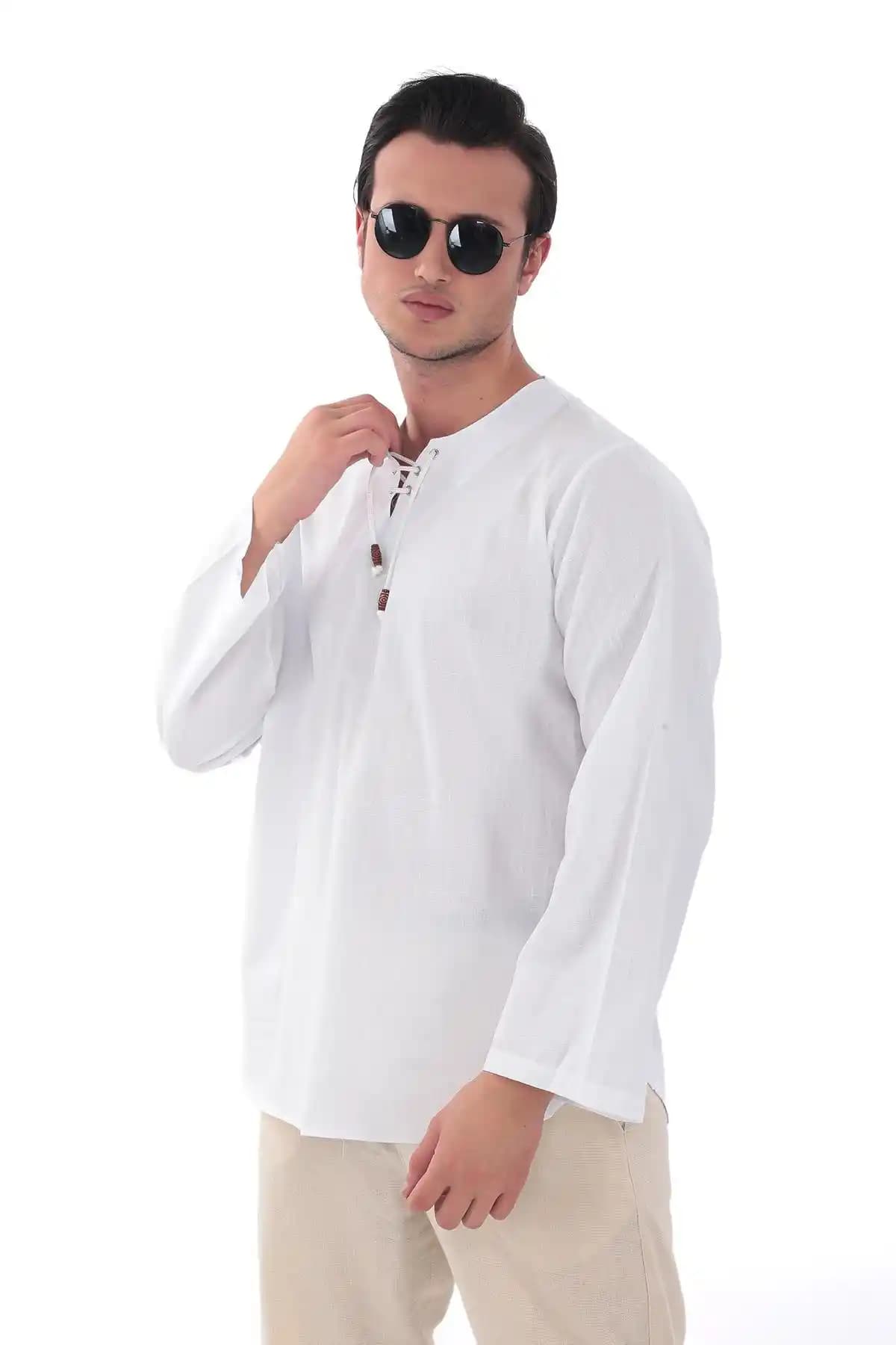 Yakasız Erkek Gömleği: Modern ve Çok Yönlü Şıklık Sunan Tasarım Seçeneği