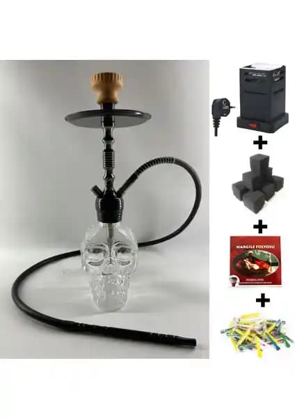 Akarsu Nargile Küçük Kurukafa Masaüstü Nargile Takımı: Şık ve Kullanışlı Tasarım Özellikleri